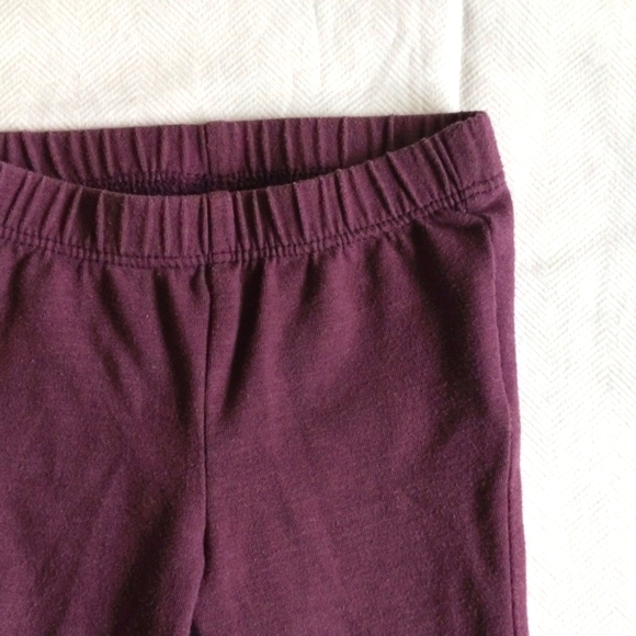 old navy basic muted purple leggings 0-3 months baby girl - Picture 2 of 5